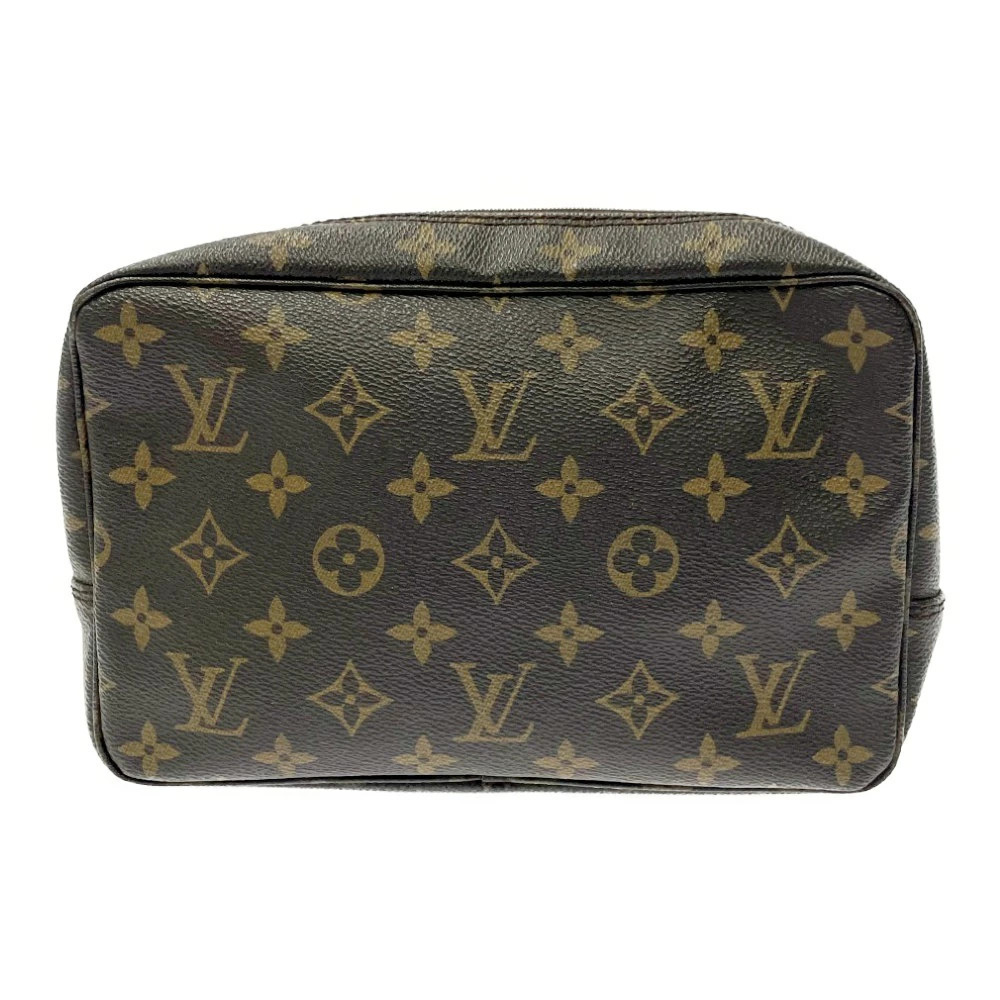 LOUIS VUITTON Monogram Troussard Toilette Shoulder Bag Brown